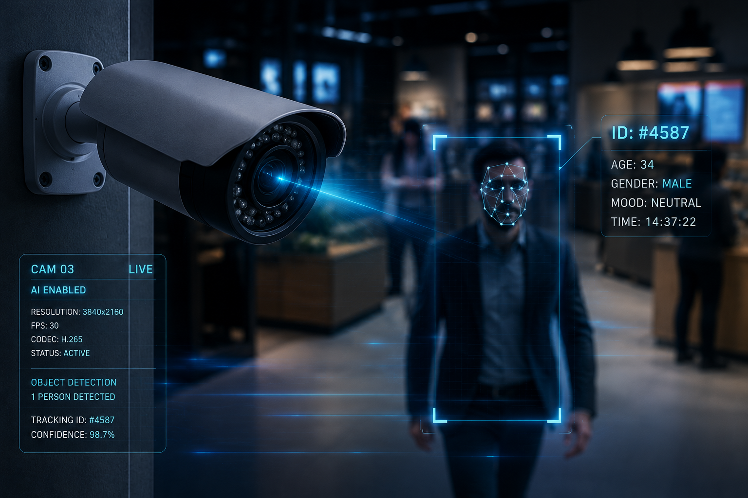 AI Monitoring CCTV surveillance analytics platform